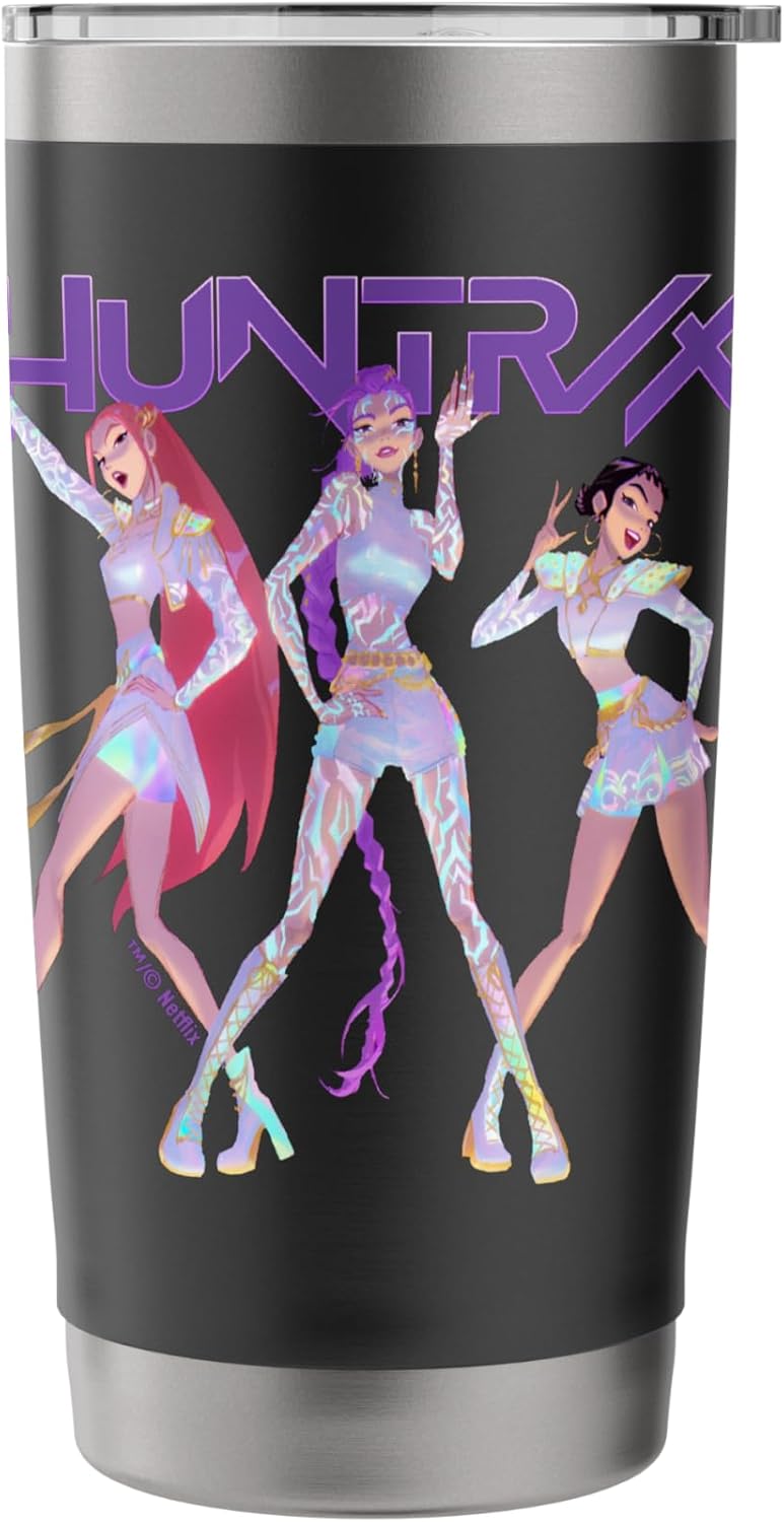 HUNTR/X Stainless Steel Insulated Tumbler – Officially Licensed KPop Demon Hunters Drinkware