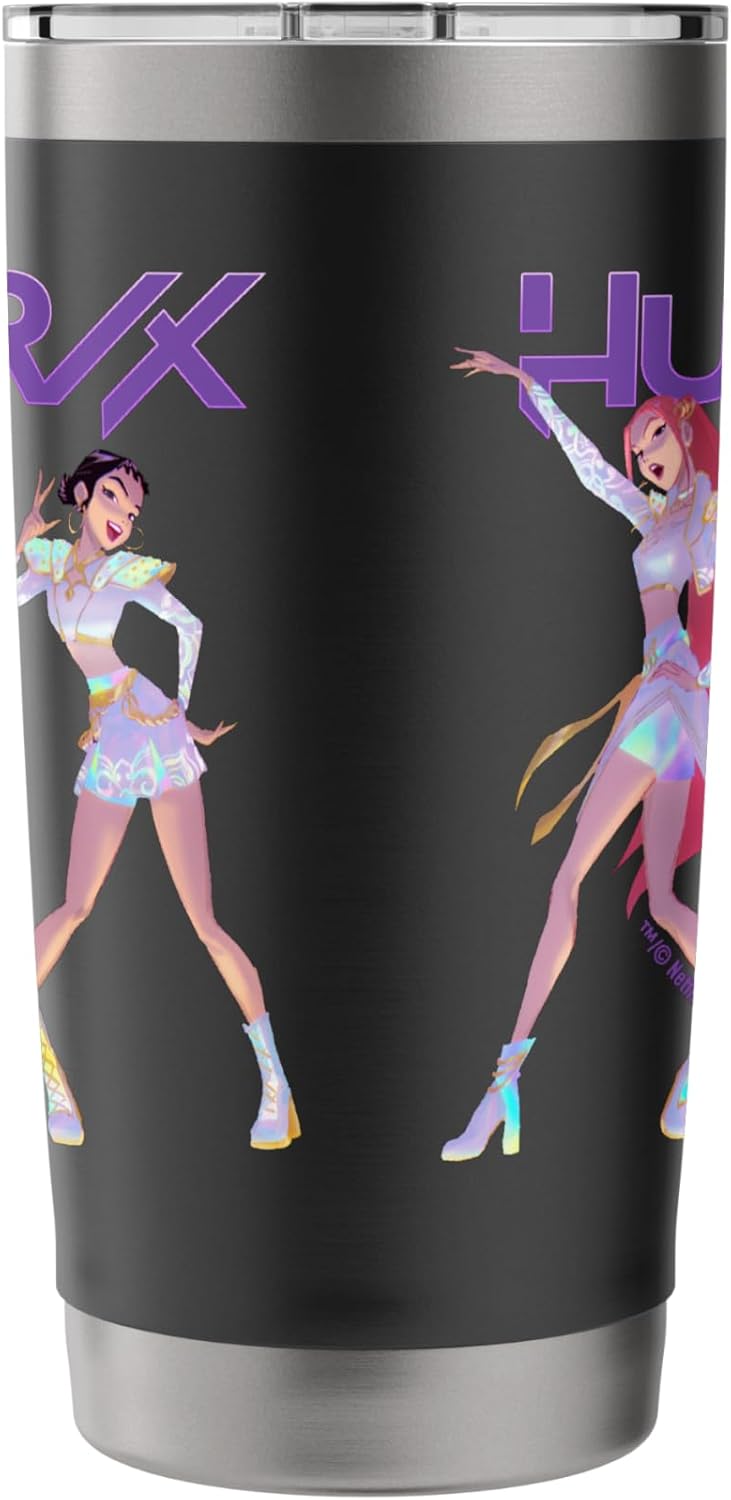 HUNTR/X Stainless Steel Insulated Tumbler – Officially Licensed KPop Demon Hunters Drinkware