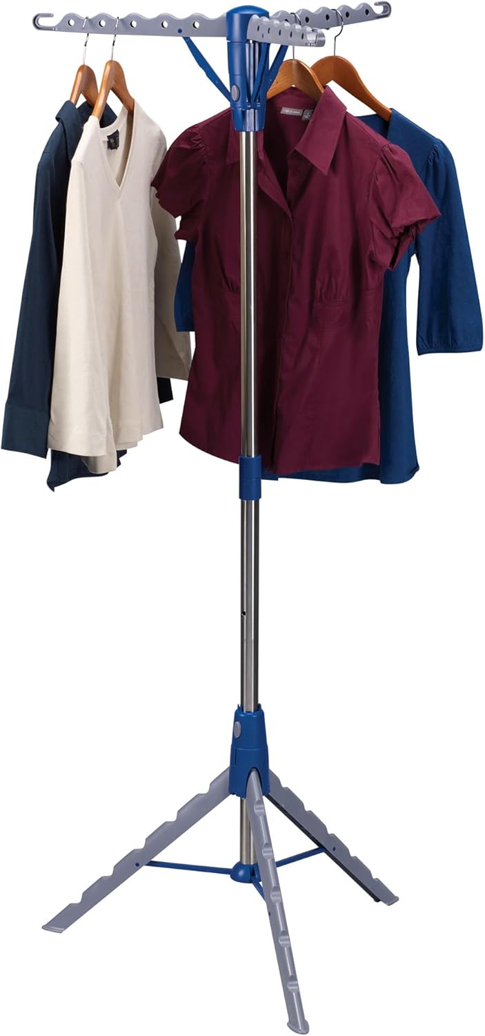Portable Tripod Drying Rack for Indoor Laundry: Collapsible and Efficient