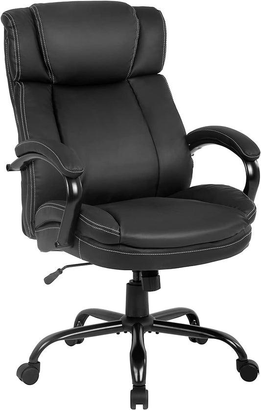 Big & Tall Ergonomic Office Chair – 500lbs Capacity, Adjustable with Lumbar Support