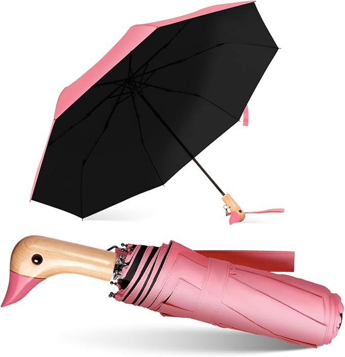 12-Inch Cute Duck Umbrella with Adorable Handle