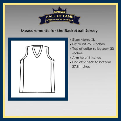 LeBron James St. Vincent–St. Mary High School Green Basketball Jersey – Facsimile Autographed Reprint, Men's XL