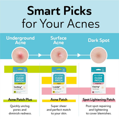 Invisible Salicylic Acid Pimple Patches – Hydrocolloid Acne & Zit Spot Stickers for Face, 2 Sizes (132 Count)