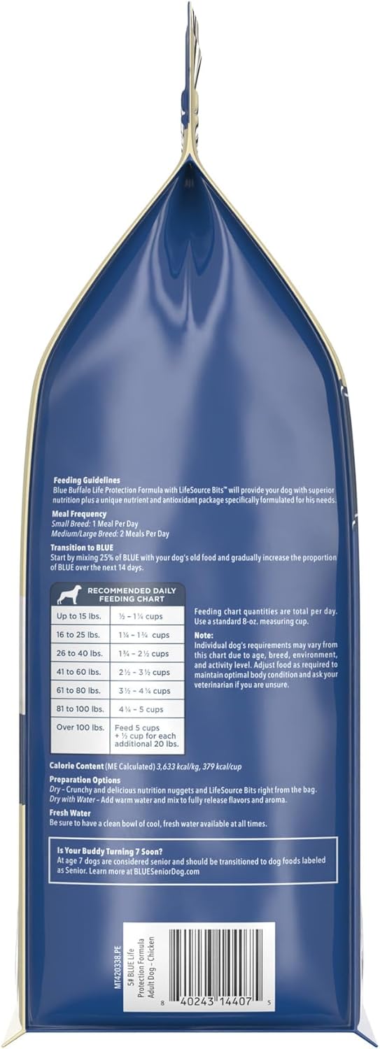 Life Protection Formula Adult Dry Dog Food – Chicken & Brown Rice Recipe, 5 lb Bag