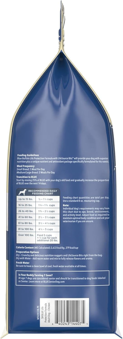 Life Protection Formula Adult Dry Dog Food – Chicken & Brown Rice Recipe, 5 lb Bag