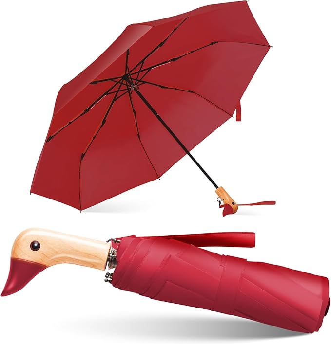 12-Inch Cute Duck Umbrella with Adorable Handle