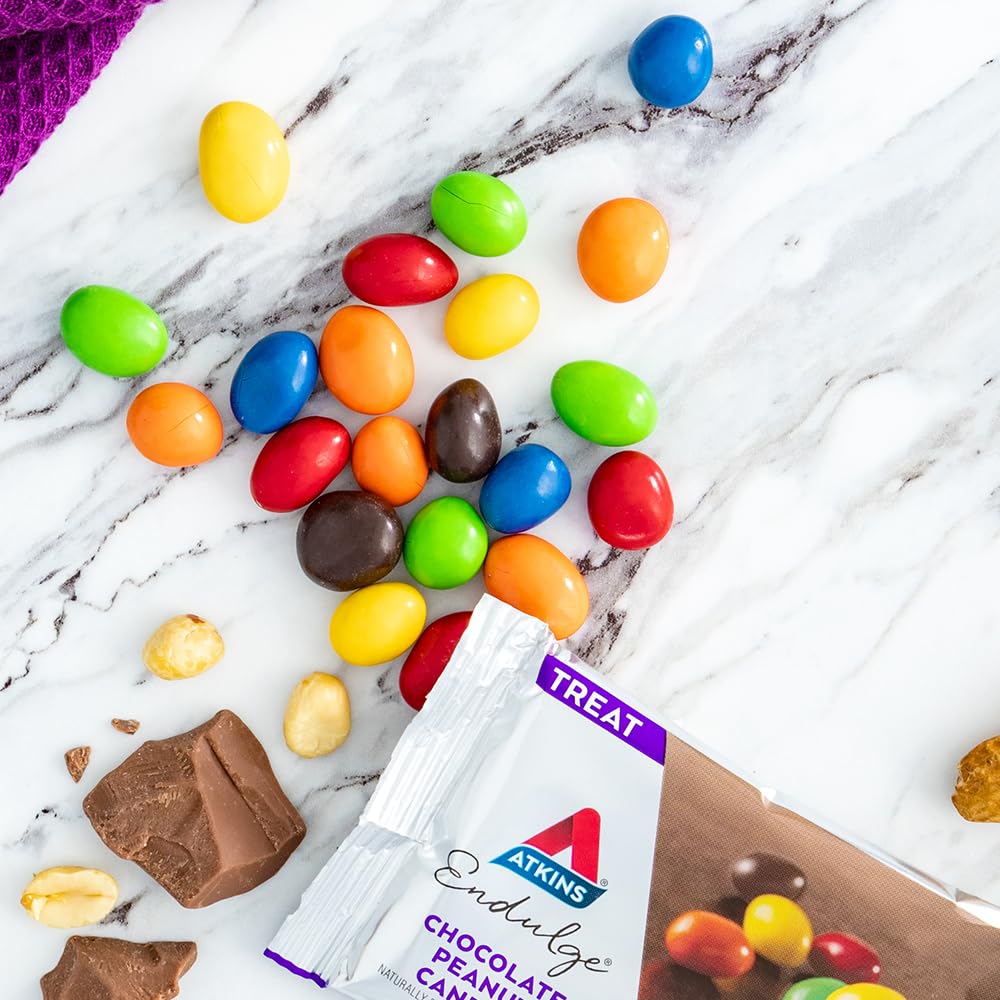 20-Count Chocolate Peanut Candies, Dessert Favorite, 0g Sugar