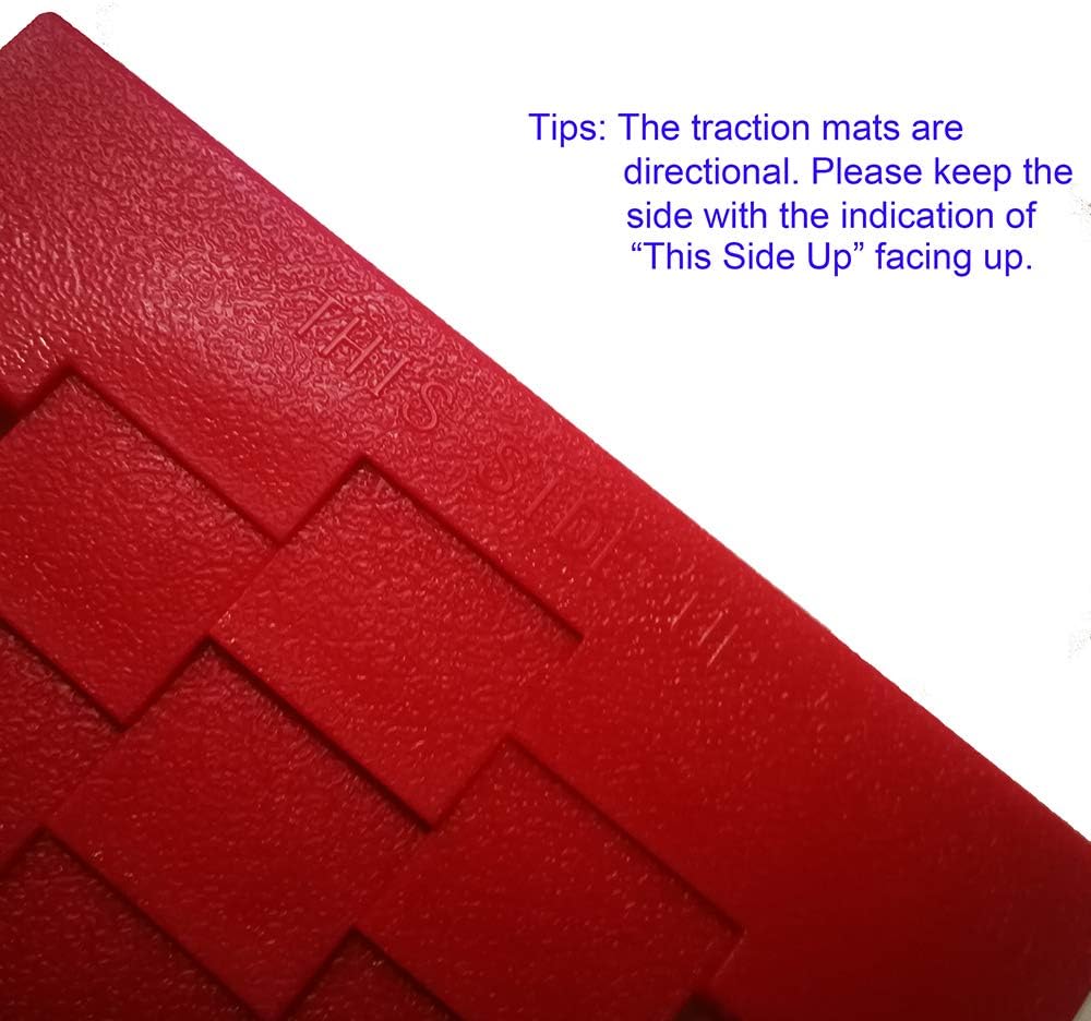 Foldable Tire Traction Pads (2-Pack) – Emergency Car Escaper for Snow, Ice, Mud & Sand