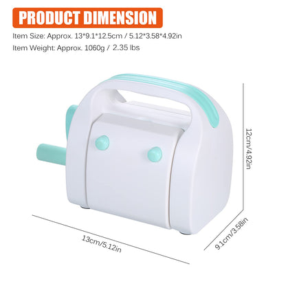 Compact Die Cutting and Embossing Machine for DIY Projects | 3.5" Feed Slot for 3" Paper and More