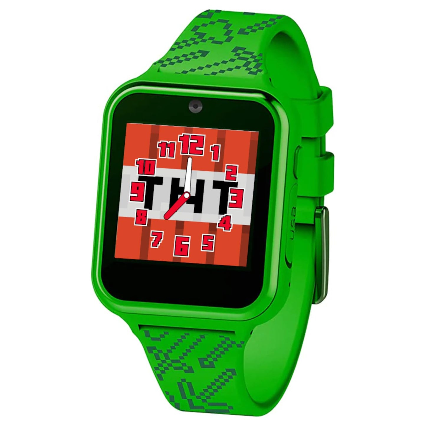 Minecraft Kids Smart Watch with Touchscreen, Camera, & Games