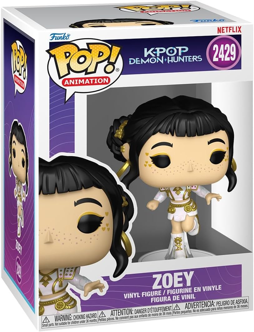 Zoey Collectible Vinyl Figure – Kpop Demon Hunters Official Merchandise for Anime Fans