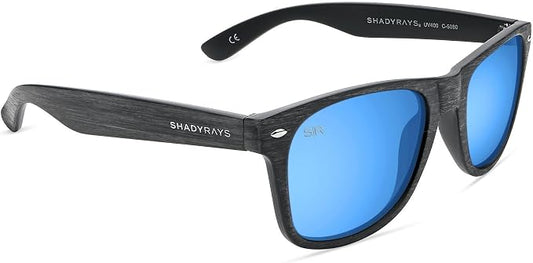 Classics Polarized Sunglasses for Men & Women – Black Ocean Timber, Classic Everyday Eyewear