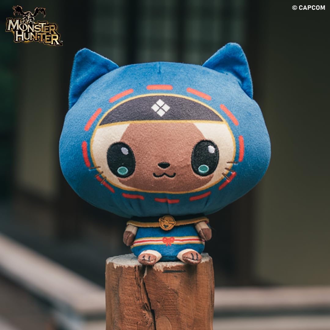 Palico Plush 5" – Monster Hunter Cloudheads Official Stuffed Animal with Embroidered Details