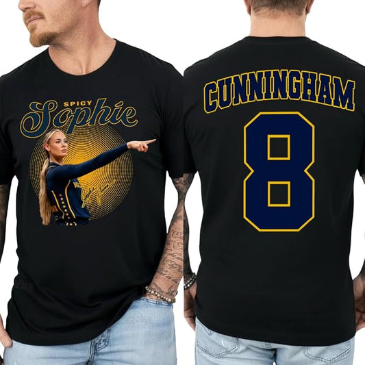 Sophie Cunningham Point God Graphic T-Shirt – Unisex Basketball Fan Tee for Men & Women, Black, Large