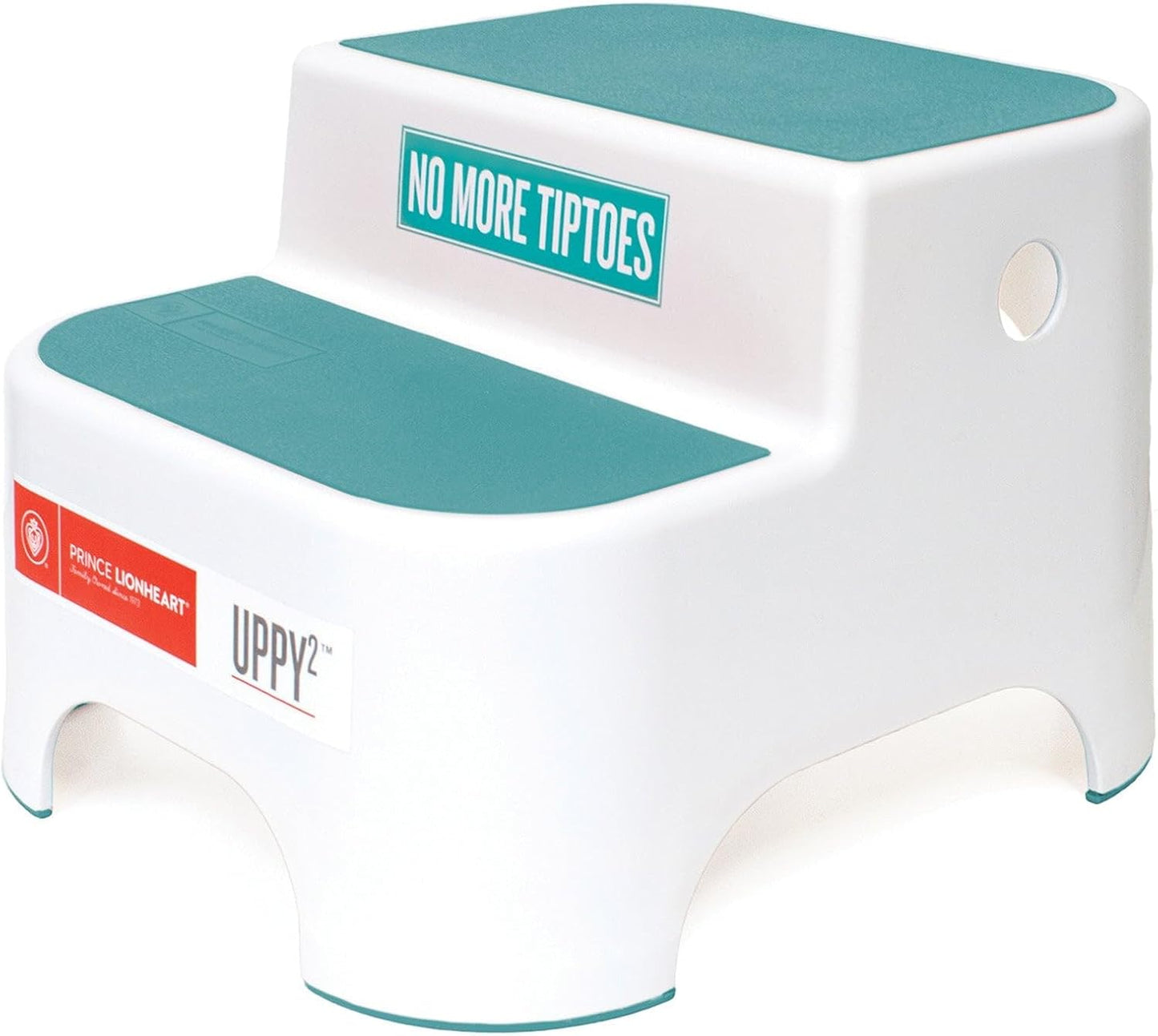 Dual Height Step Stool for Potty Training and Kitchen Use, Non-Slip Top and Sturdy Base