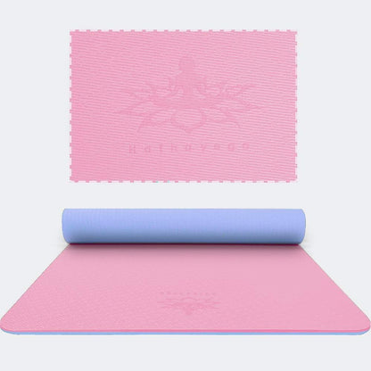 Extra Thick TPE Yoga Mat - 1/2 Inch, Eco-Friendly, SGS Certified, Anti-Tear Bolster