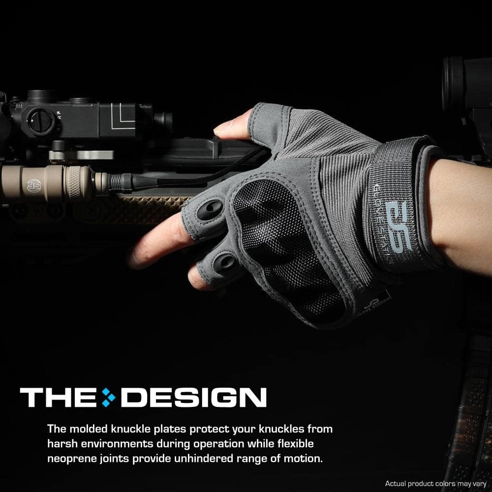 Men's Fingerless Tactical Gloves - Ideal for Riding and Shooting