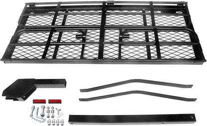 Heavy-Duty Hitch Cargo Carrier – 500 lb Capacity, 60" x 24" Folding Rear Luggage Basket for 2" Receivers
