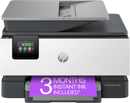 OfficeJet Pro 9125e All-in-One Printer – Print, Copy, Scan, Fax; 3-Month Instant Ink Trial Included