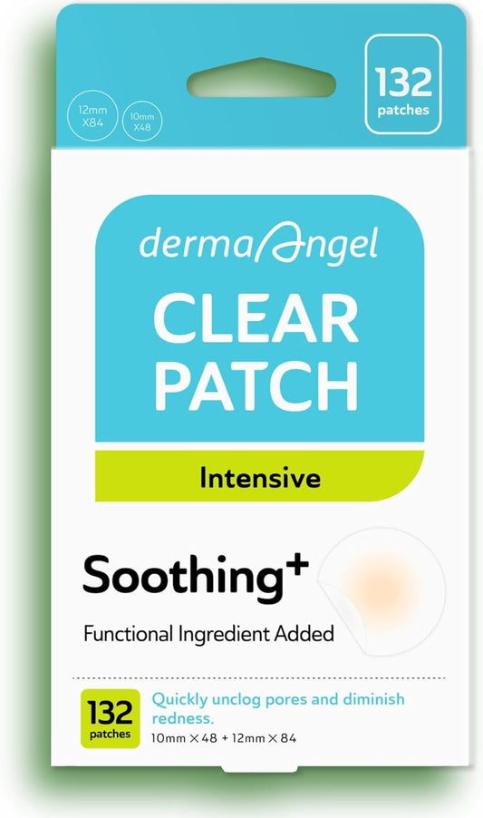Invisible Salicylic Acid Pimple Patches – Hydrocolloid Acne & Zit Spot Stickers for Face, 2 Sizes (132 Count)