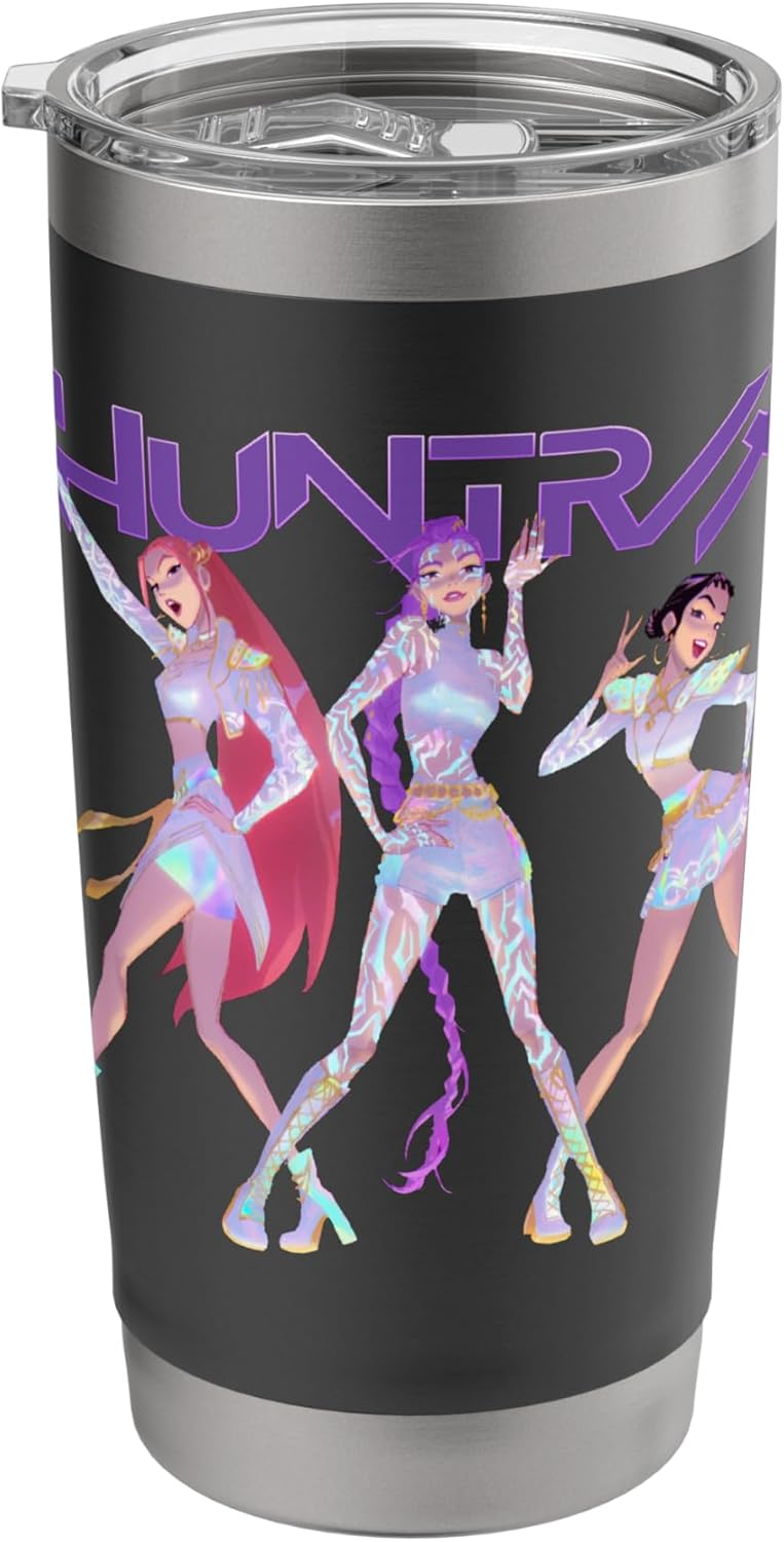 HUNTR/X Stainless Steel Insulated Tumbler – Officially Licensed KPop Demon Hunters Drinkware
