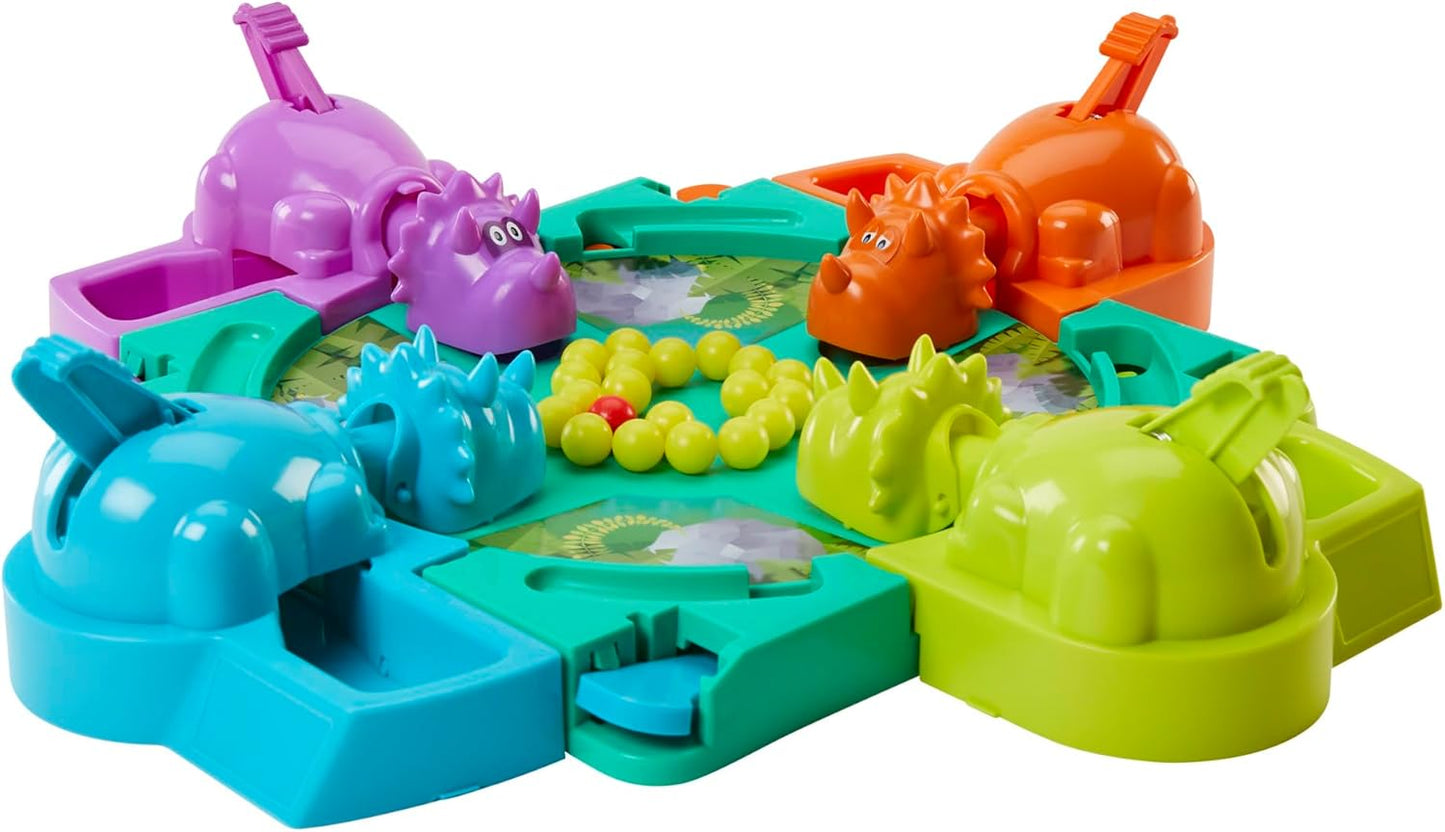 Hungry Hungry Hippos: Dino Edition Board Game for Ages 4+, 2-4 Players