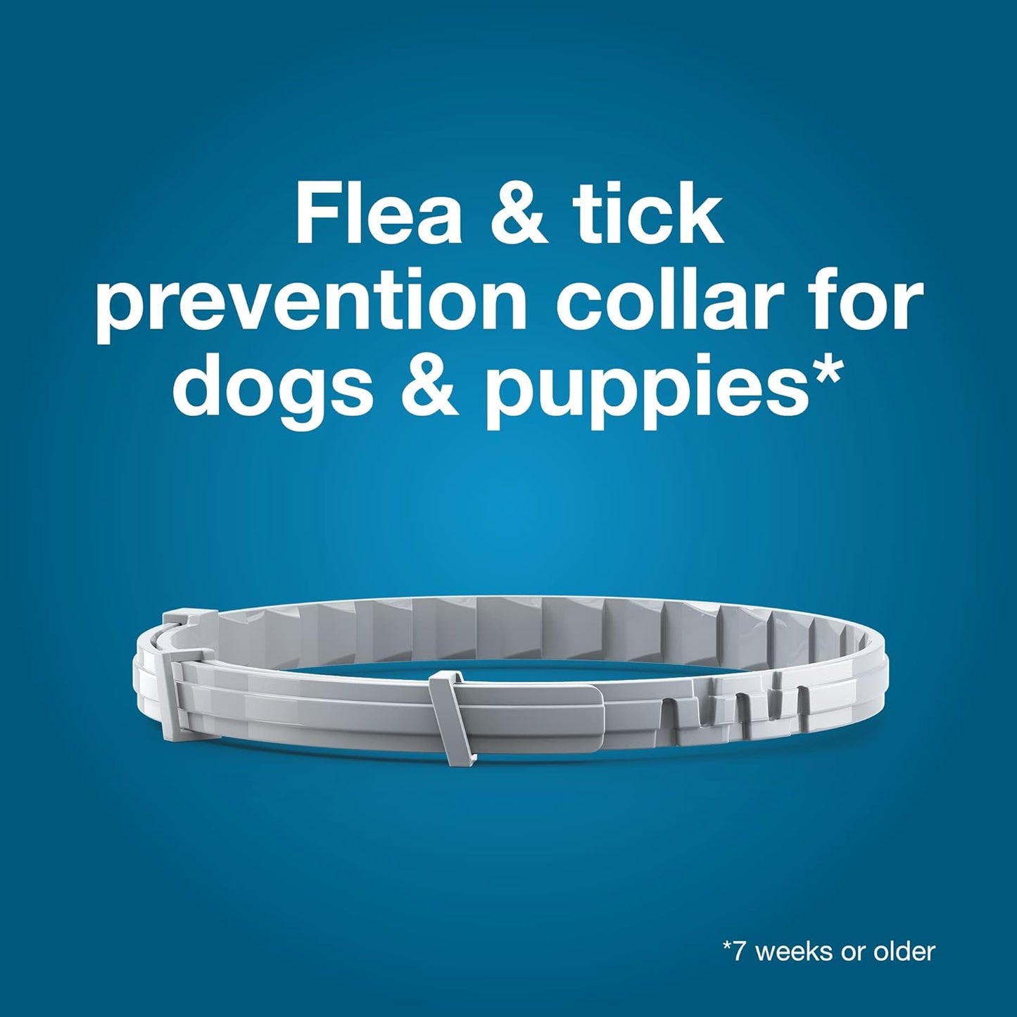 Flea & Tick Collar for Dogs Over 18 lbs – 8-Month Treatment & Prevention Protection