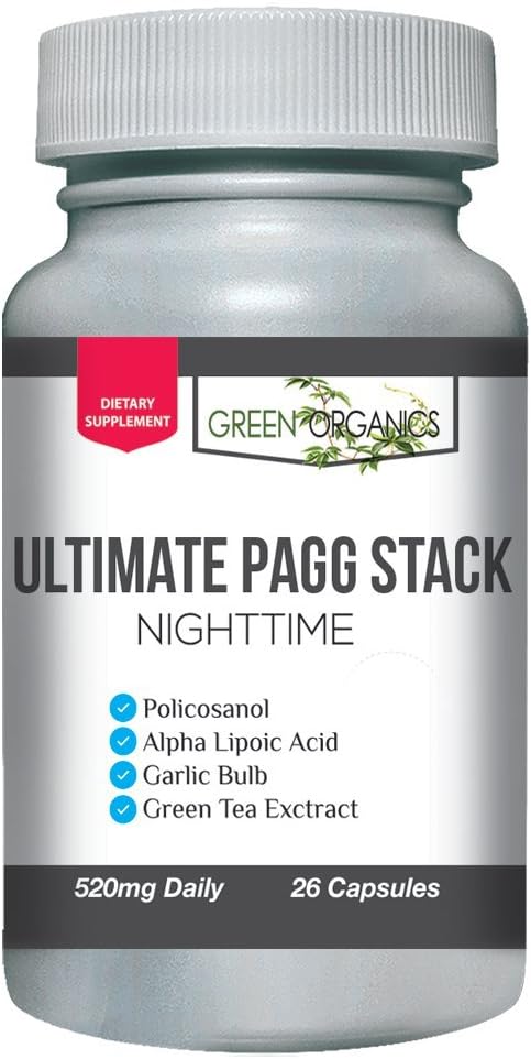 Ultimate PAGG Stack™ – Tim Ferriss Formula with Policosanol, ALA, Green Tea & Garlic