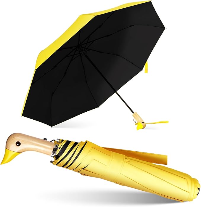 12-Inch Cute Duck Umbrella with Adorable Handle