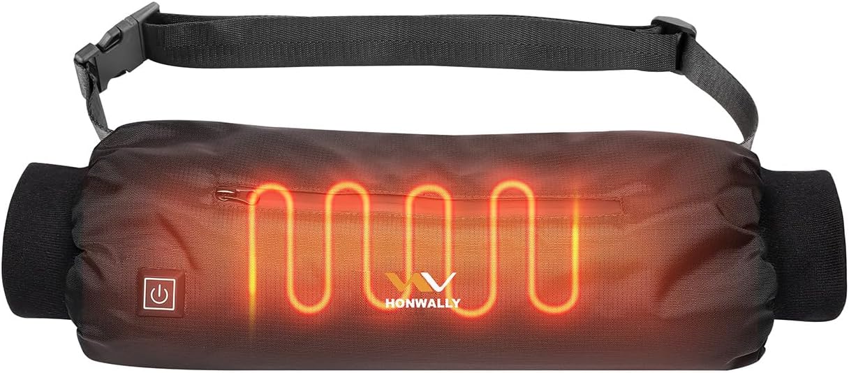 Electric Heated Hand Warmer Pouch – USB Heated Muff with Double-Sided Warming (No Built-In Battery)