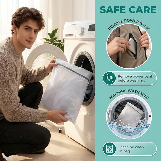 USB Heated Thermal Underwear Set – 42-Zone Intelligent Heating Top & Pants (Unisex, S–4XL)