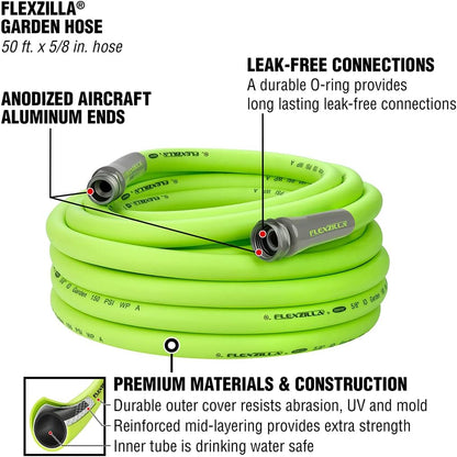 Garden Lead-In Hose 5/8 In., Heavy Duty, Lightweight, Drinking Water Safe
