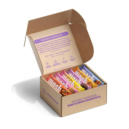 Variety Pack Keto Protein Bars – High Protein, High Fiber, Low Carb, Gluten-Free, Brain Health with Ashwagandha & Lion's Mane, 15 Count