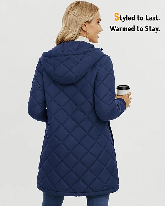 Women’s Graphene Heated Jacket – 12V Fast-Charge Design with 18,400mAh High-Capacity Battery