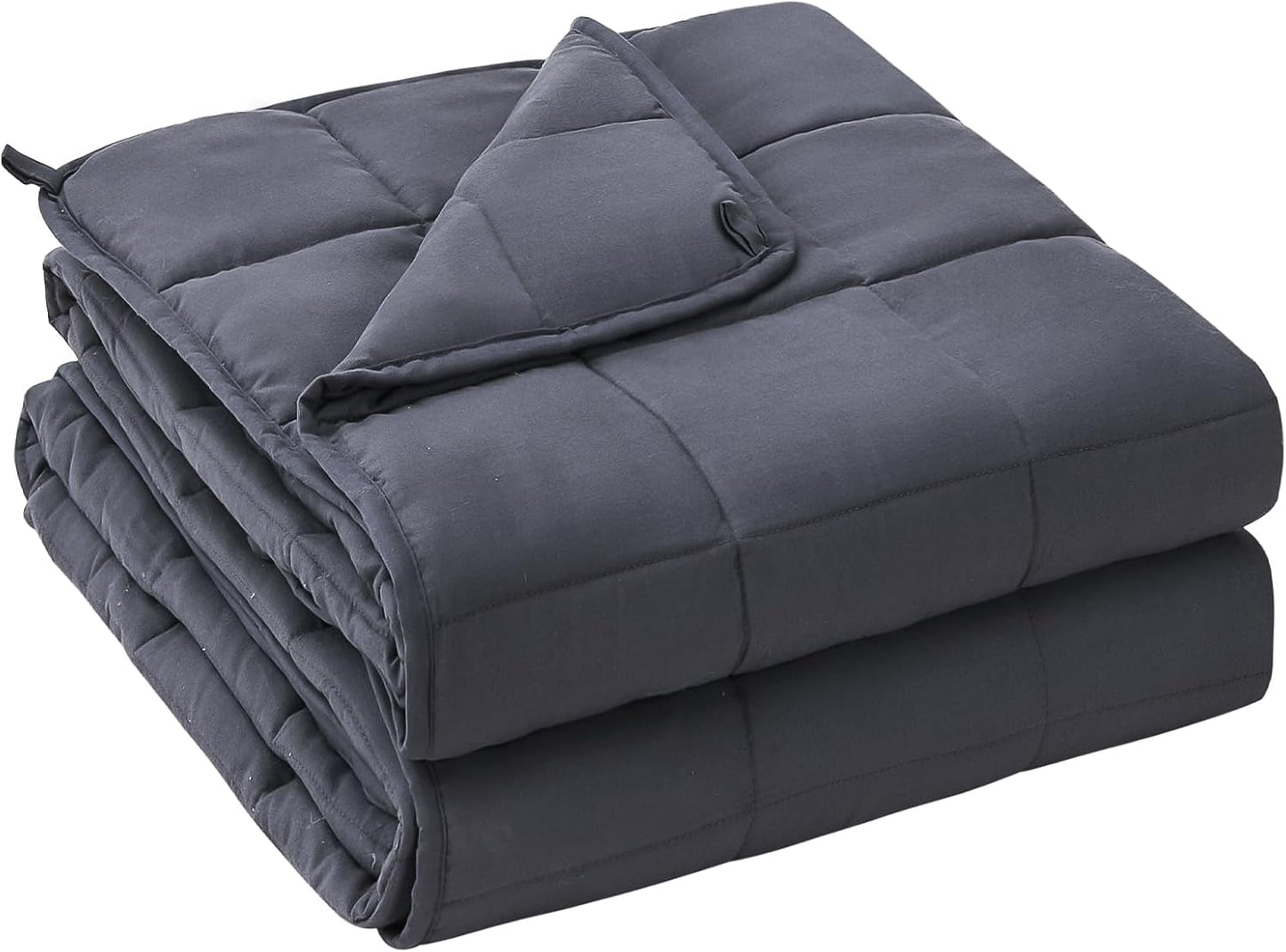 20 lb Weighted Blanket for Adults – Cooling, Breathable Queen Size (60" x 80", Grey)