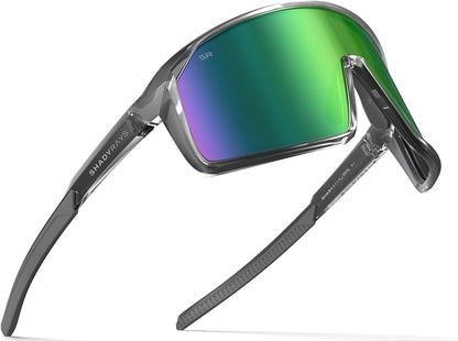 Rival Emerald Polarized Sunglasses – Men's Single-Lens Panoramic Sport Eyewear