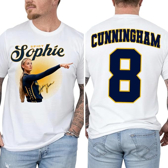 Sophie Cunningham Point God Graphic T-Shirt – Unisex Basketball Fan Tee, White, Medium