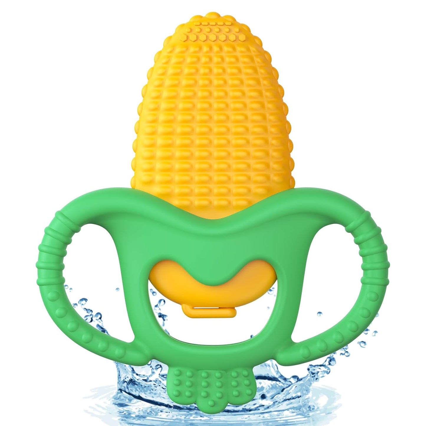 Baby Corn Teether – BPA-Free Freezer-Safe Teething Relief Toy (0–12 Months)