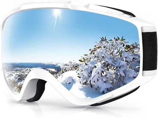 OTG Ski & Snowboard Goggles – Over-the-Glasses Snow Goggles for Men, Women & Youth with 100% UV Protection
