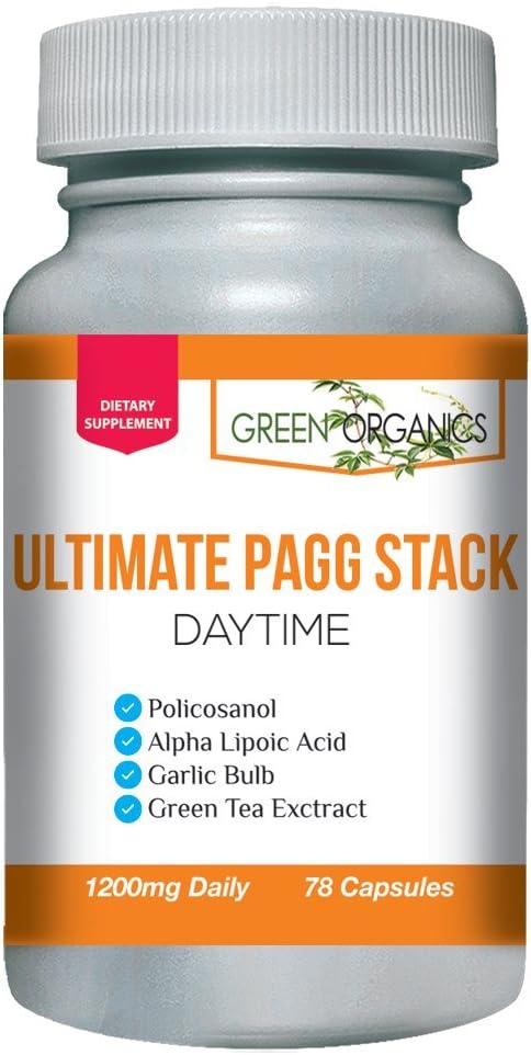 Ultimate PAGG Stack™ – Tim Ferriss Formula with Policosanol, ALA, Green Tea & Garlic