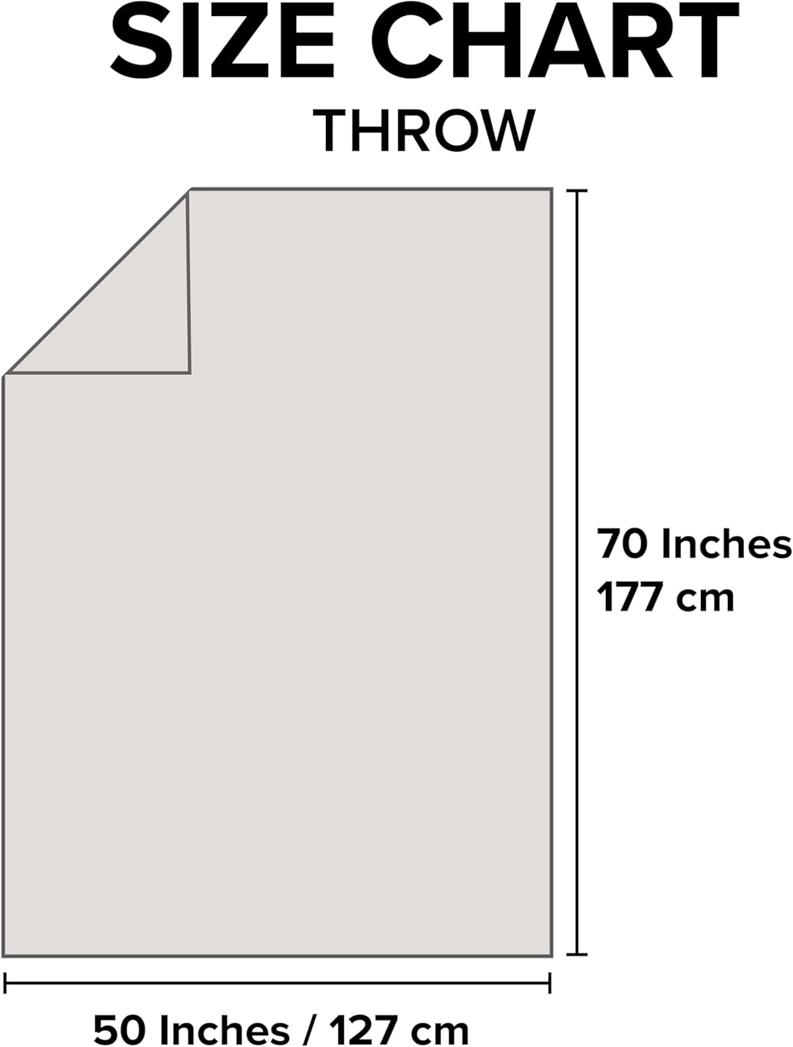 Denim Blue Plush Fleece Throw Blanket, 50" x 70"