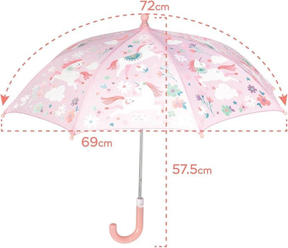 Kids' Color-Changing Wet/Dry Umbrella - Zoo Design