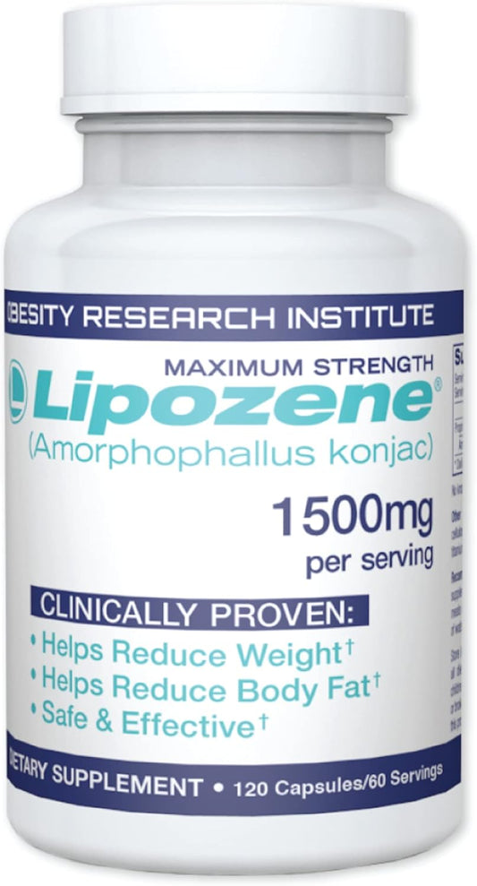 Lipozene MEGA Bottle – 120 Capsules Appetite Suppressant