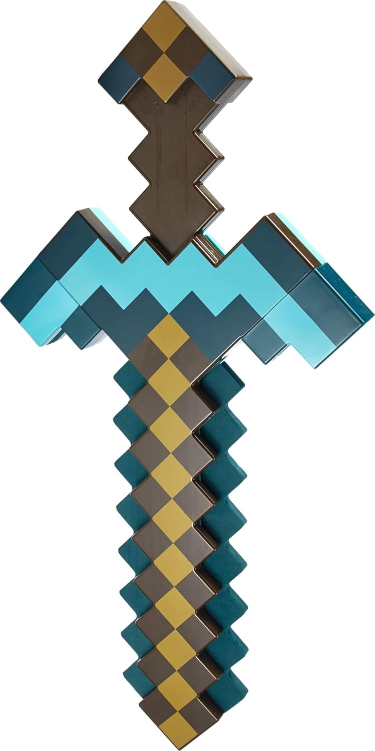 Minecraft 2-in-1 Transforming Diamond Sword & Pickaxe Toy