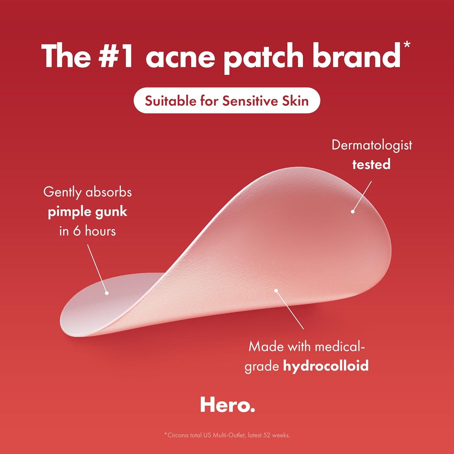 Hydrocolloid Acne Pimple Patches – Overnight Spot Stickers for Zits & Whiteheads (72 Count)