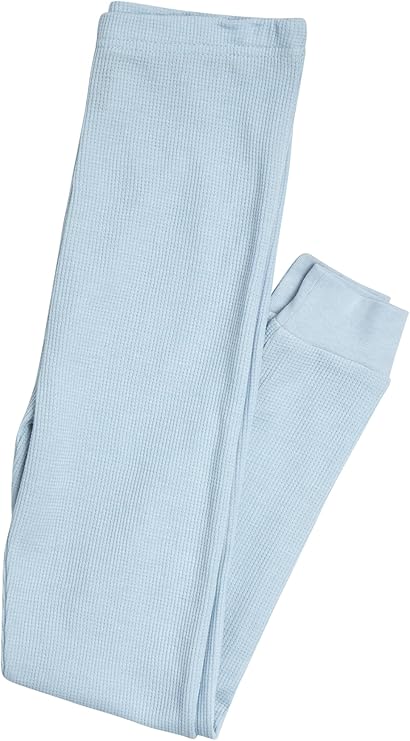 Baby Girls’ Thermal Underwear Set- 6-Piece Waffle Knit Top & Long Johns Base Layer