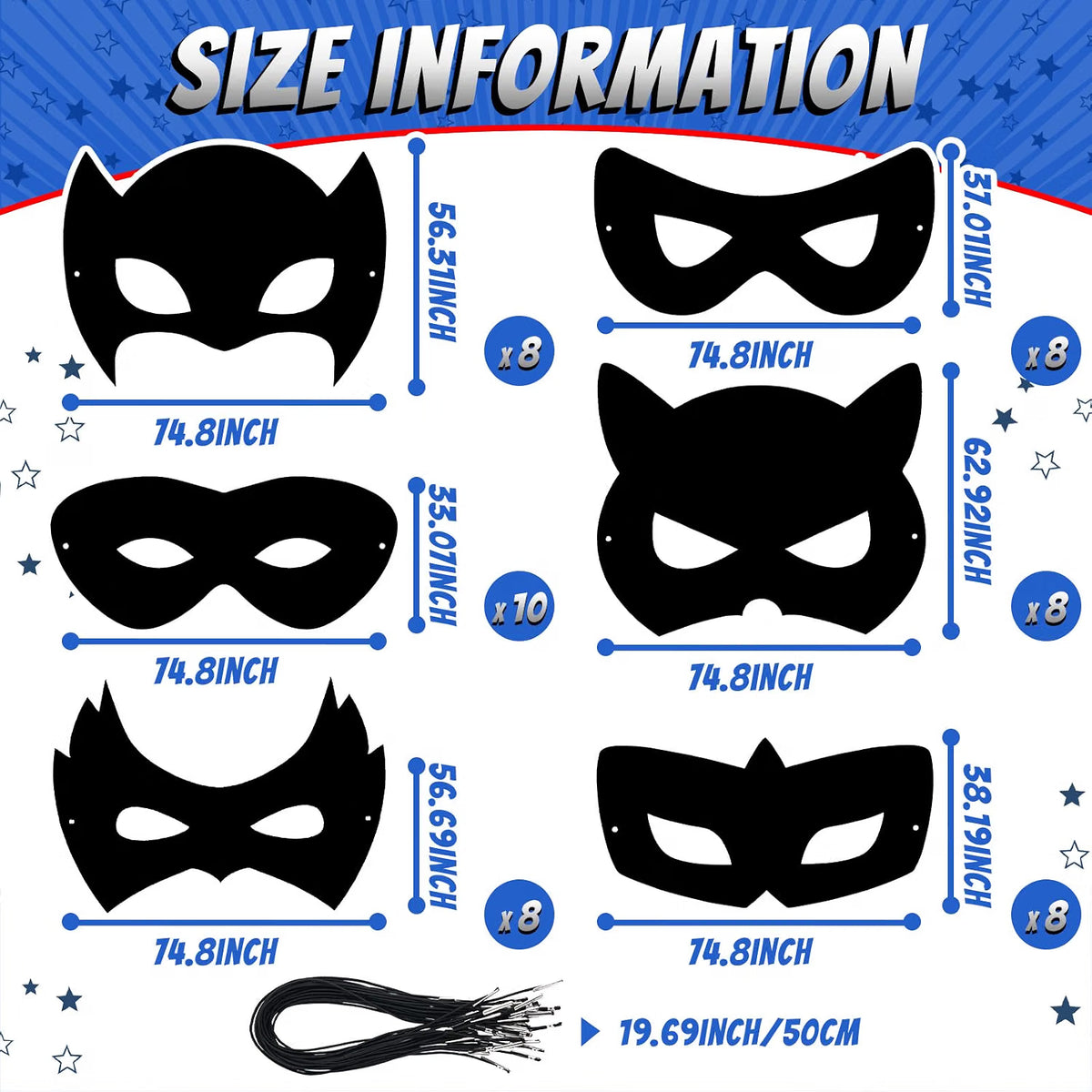 150-Piece Halloween Hero Scratch Masks for Kids – Classic DIY Art Craft Kit & Party Favors