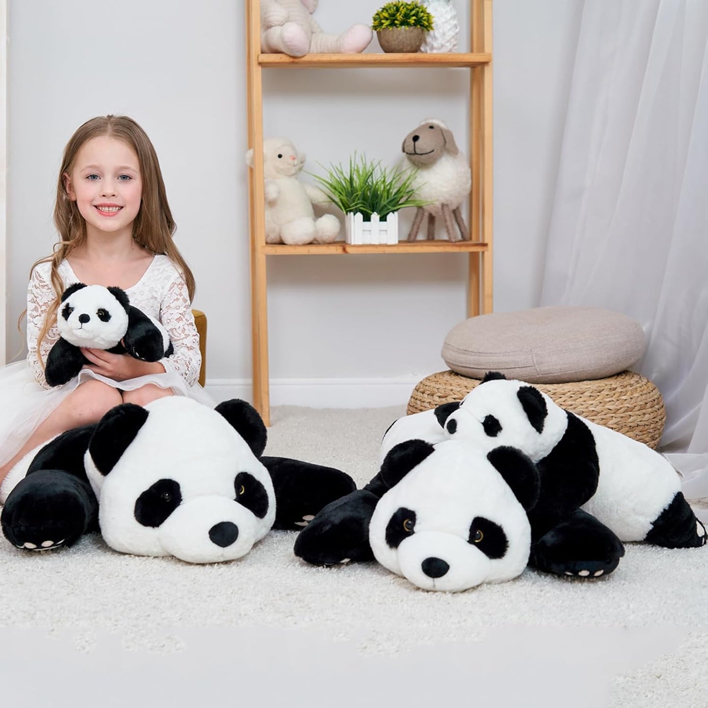 Panda Stuffed Animal Cute Panda Hugging Pillow Toy