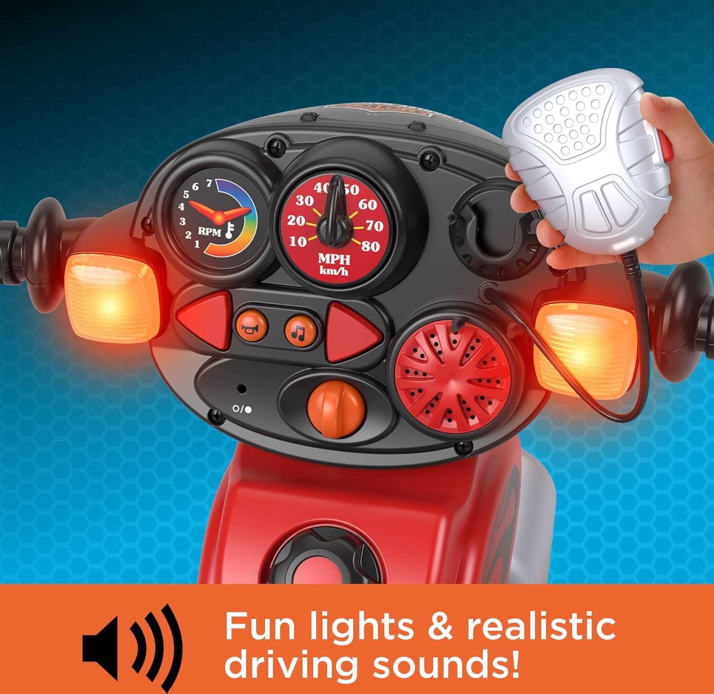 Harley-Davidson Toddler Tricycle – Light & Sound Toy Bike with Adjustable Seat (Ages 2+)