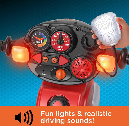 Harley-Davidson Toddler Tricycle – Light & Sound Toy Bike with Adjustable Seat (Ages 2+)